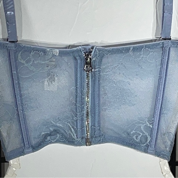 Fleur du mal ladies lace bustier top size 32DD - Picture 5 of 7